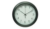 Бюрократ (BURO) Часы настенные R02P, круглые, черные, d30.5 см, плавный ход 