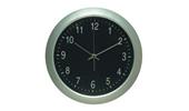 Бюрократ (BURO) Часы настенные R02P, круглые, серебристые, d30.5 см, плавный ход 